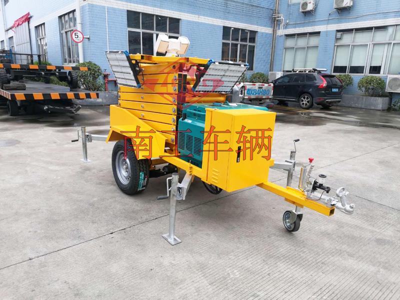 2 ton traction lifting platform trailer non-standard customized tool small trailer